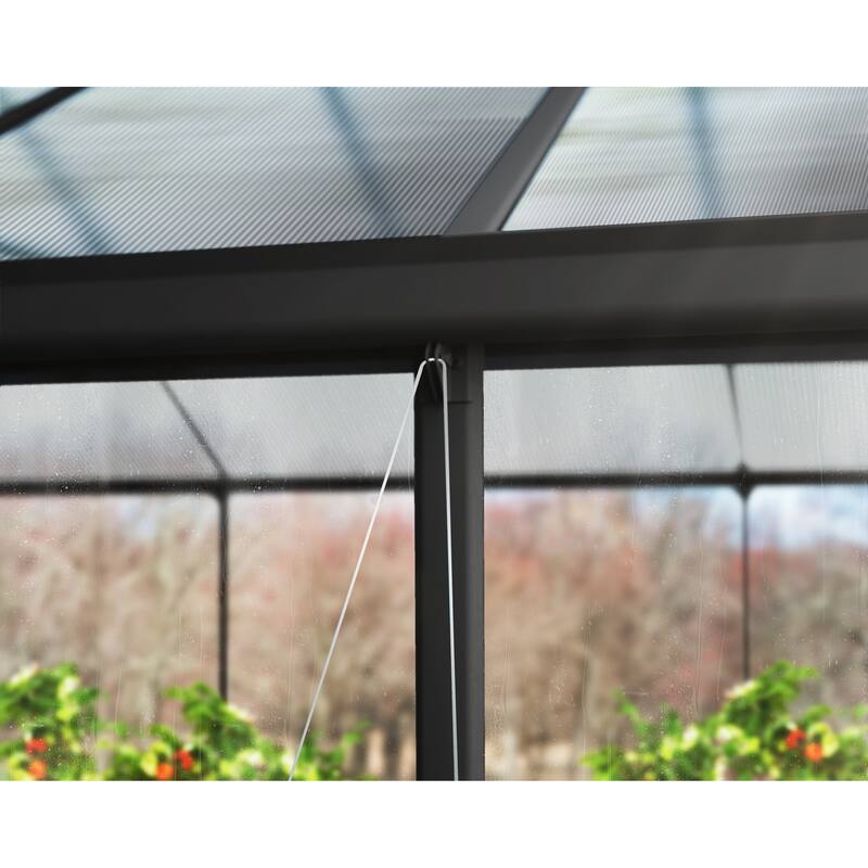 Canopia Aria 10 ft. Black / Clear Greenhouse Kit