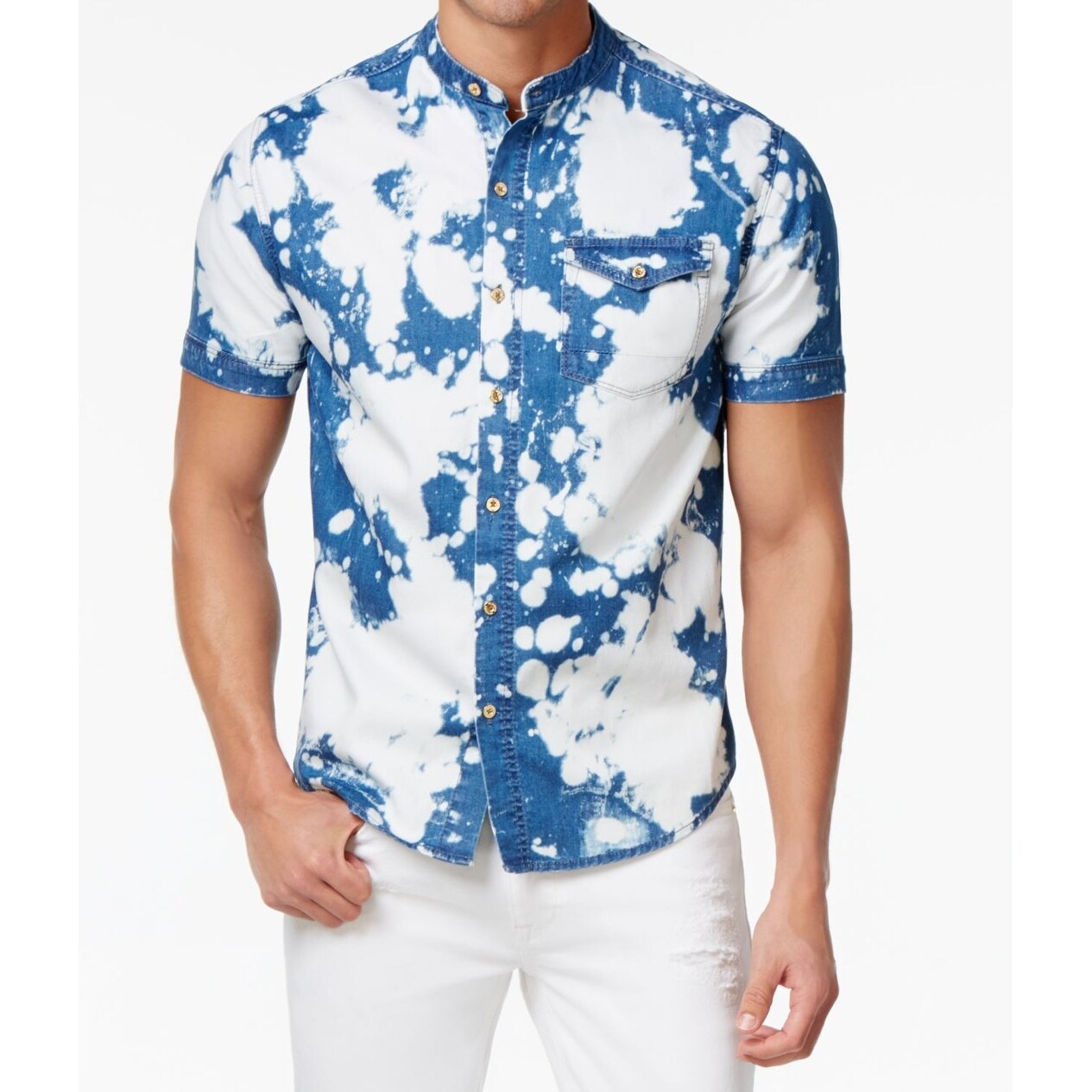 mens 4xl denim shirts