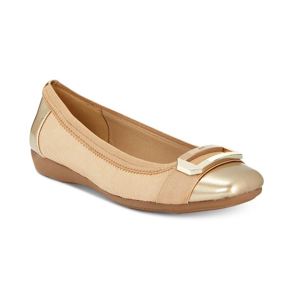 anne klein beige flats