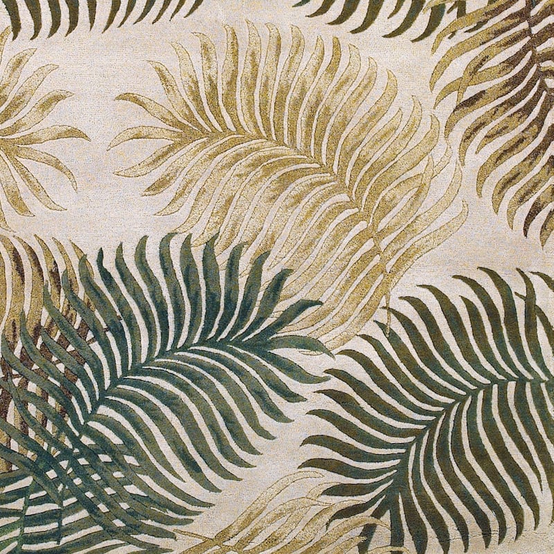 Domani Camila Tropical Natural Fern Area Rug