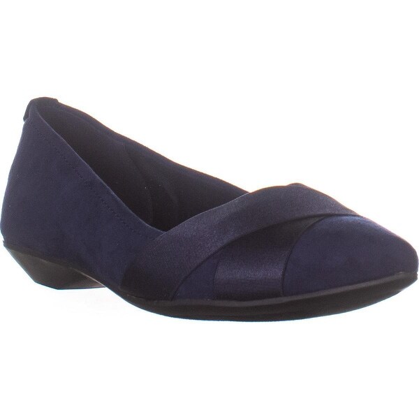 dark navy flats