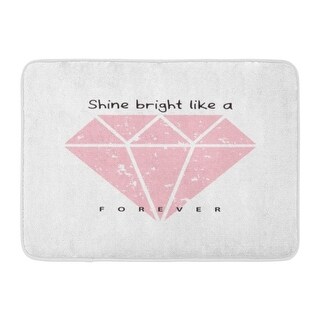 Overstockpink Woman Shine Bright Like Diamond Inspirational Quote Saying Other Creative Uses Inspiration Doormat Floor Rug Bath Multi Multi Dailymail