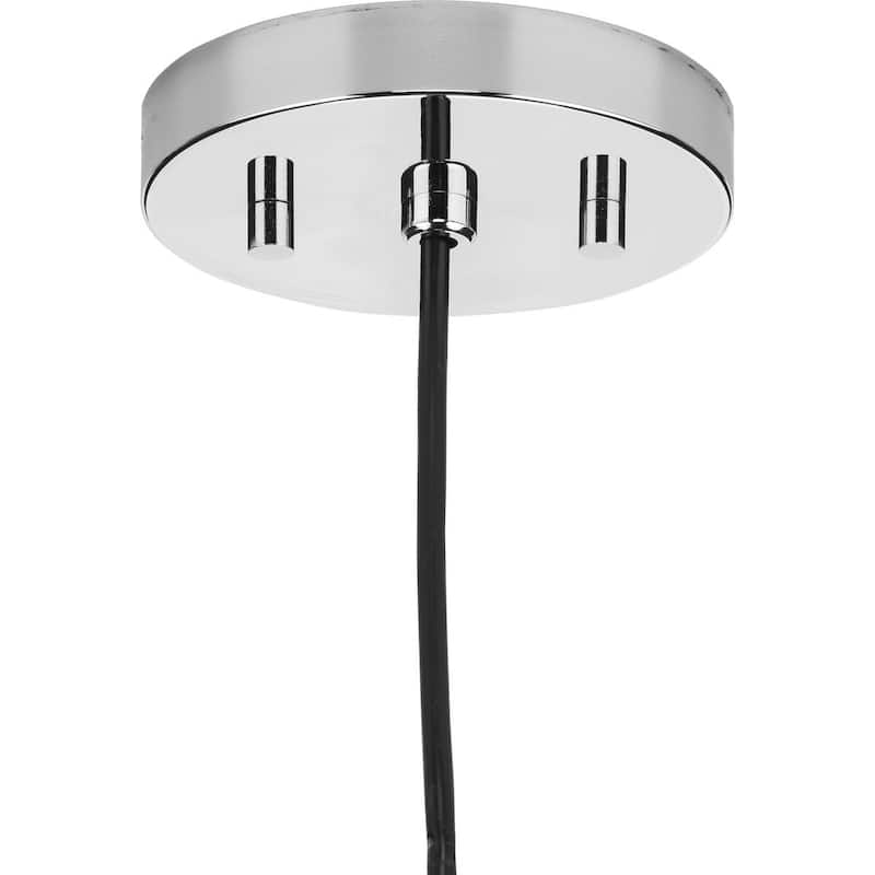 Cofield Collection One-Light Polished Chrome Transitional Pendant - 4 in x 4 in x 9.75 in