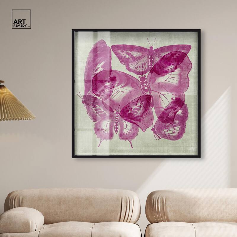 Fluttering Wings Shadowbox by Art Remedy