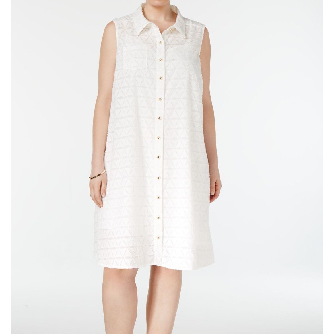 Calvin Klein White Womens Size 16w Plus Button Down Shirt Dress Overstock 21805623 From subtle sophisticated day shirt dresses for women to understated glamour and celebrity chic, we have the perfect shirt dresses to suit every style. calvin klein white womens size 16w plus button down shirt dress