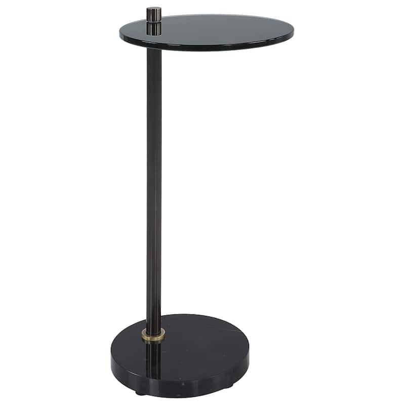 Uttermost Steward Round Drink Table - 9.5 W X 23.25 H X 9.5 D (in)