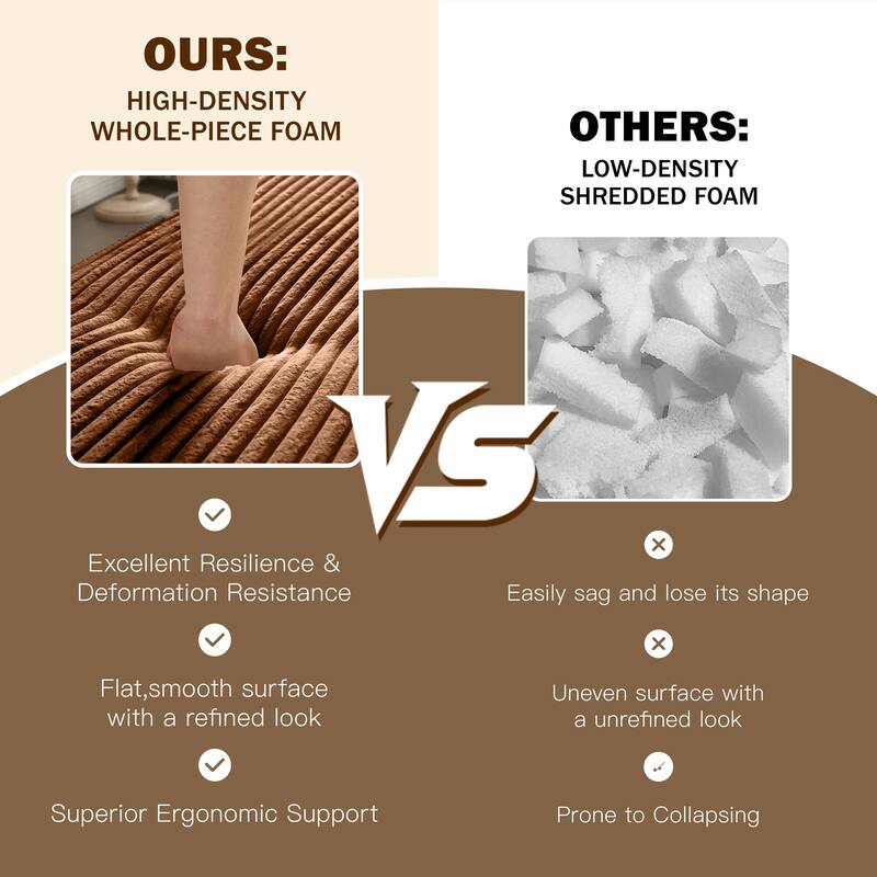 Modern 78.7" Floor Sofa With 2 Pillows For Small Pace Living Room, Convertible Sleeper Sofa Bed