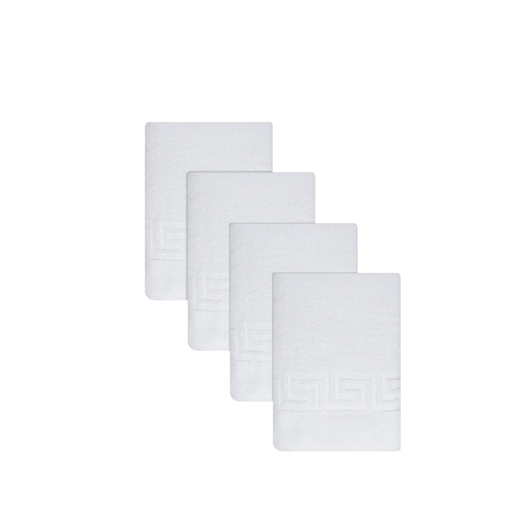 Ozan Premium Home Milos Collection Hand Towels, Set of 4 - 16-30 inch