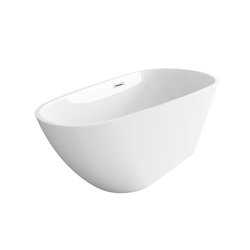 Hillary Bathtub in Glossy White