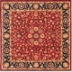 preview thumbnail 23 of 24, SAFAVIEH Handmade Heritage Dwan Traditional Oriental Wool Rug 6' Square - Red/Navy - Square