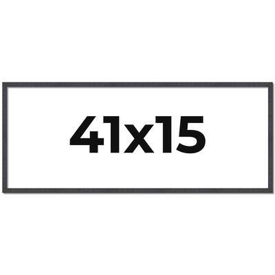 41x15 Frame Brown Picture Frame - Complete Modern Photo Frame Includes