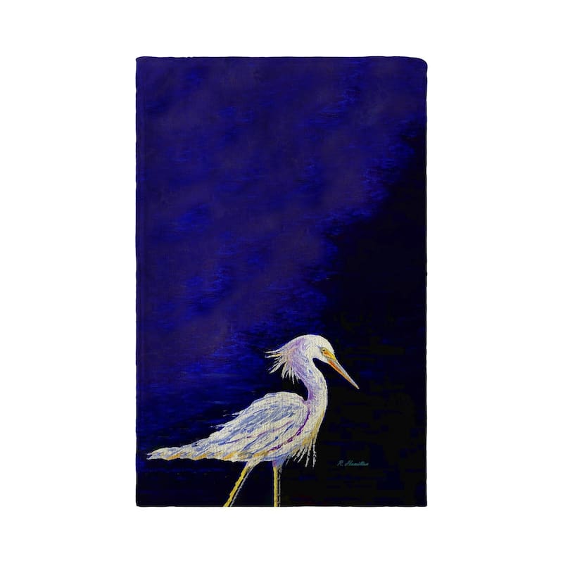 Palette Snowy Egret Kitchen Towel - 16x25