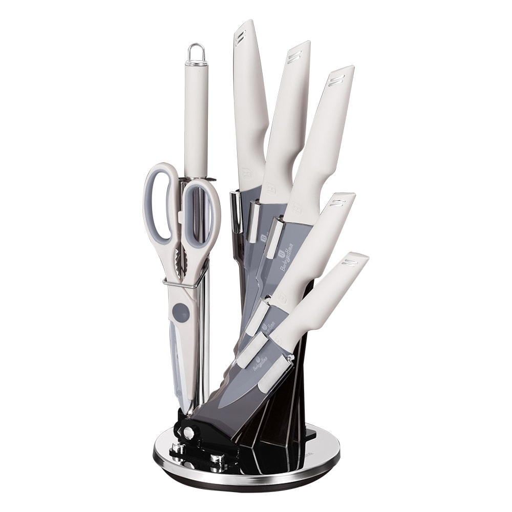 Berlinger Haus 8-Piece Knife Set with Acrylic Stand, Purple Collection - On  Sale - Bed Bath & Beyond - 34138338