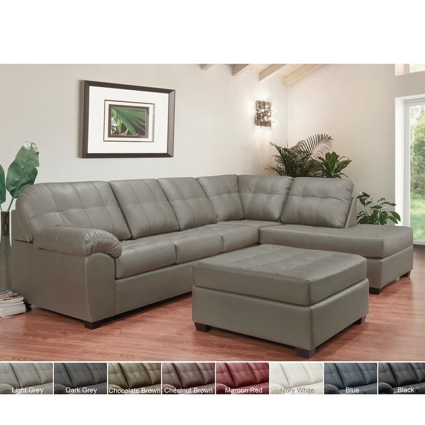 Leather sectionals online for sale