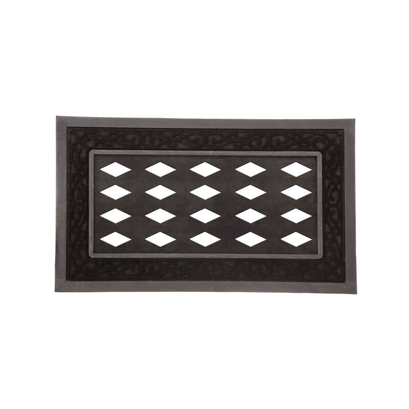 Black Scroll Sassafras Mat Tray