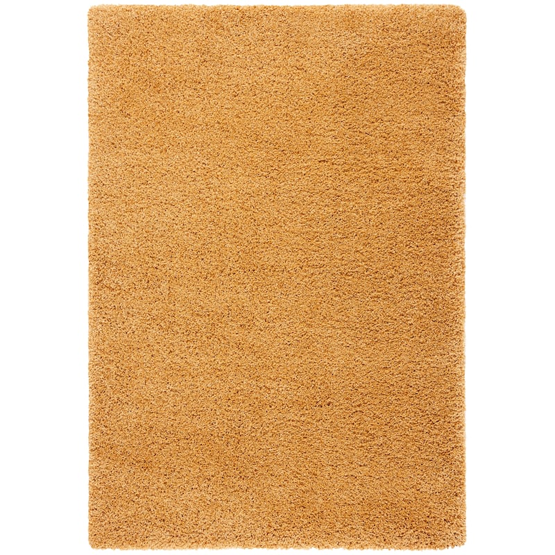 SAFAVIEH Hudson Shag Veroniki 2-inch Thick Rug - 7' Square - Gold