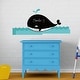 preview thumbnail 3 of 4, Walplus Sea Whale Blackboard Chalkboard Wall Sticker Decal Nursery Art