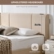 preview thumbnail 65 of 87, Modern Minimalist Upholstered Storage Bed with Lift-Up Platform
