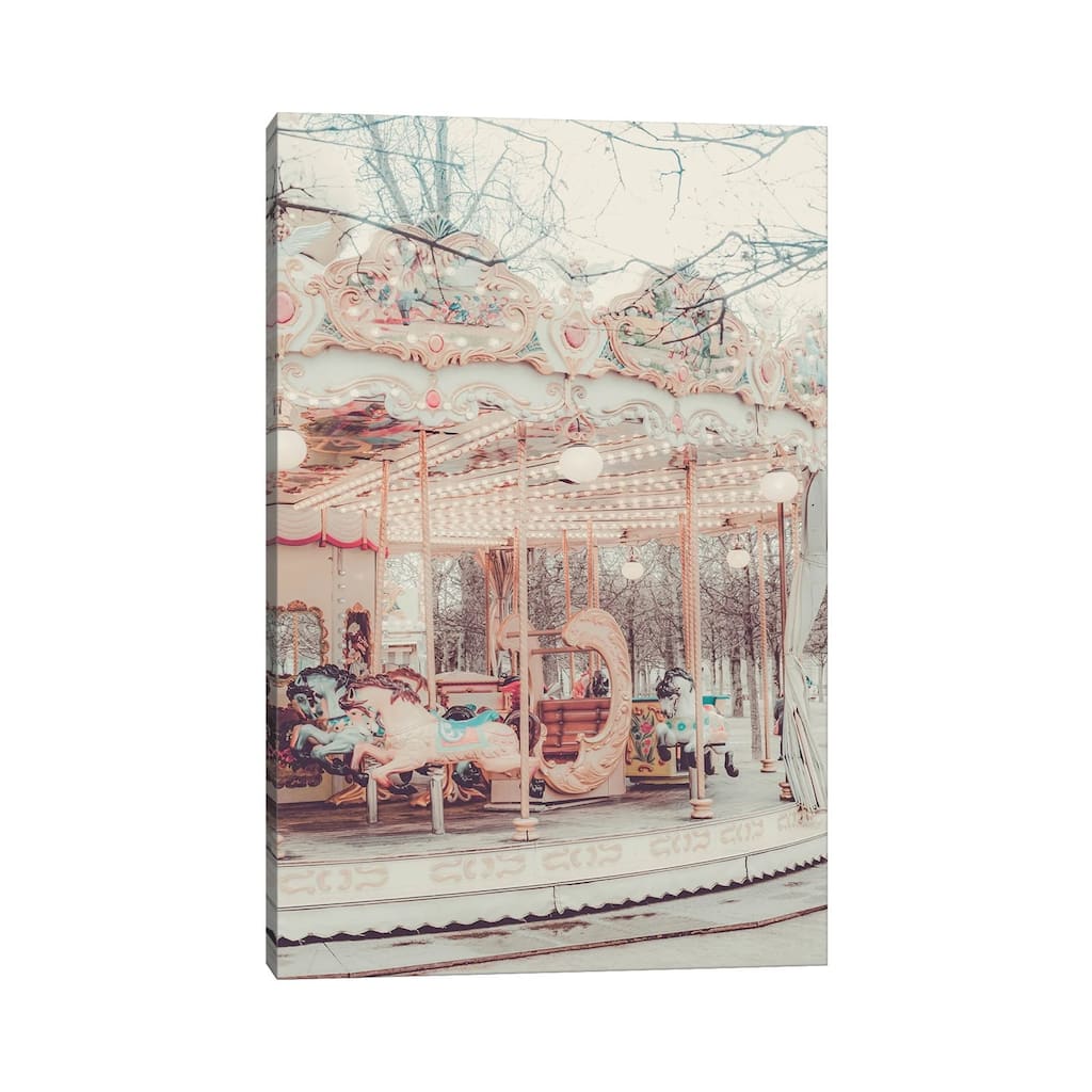 iCanvas "Paris Carousel Golden" by Ruby and B Canvas Print