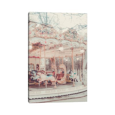 iCanvas "Paris Carousel Golden" by Ruby and B Canvas Print