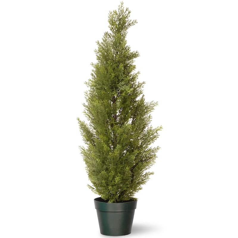 National Tree Company 36-Inch Artificial Arborvitae Topiary Tree - 36 IN
