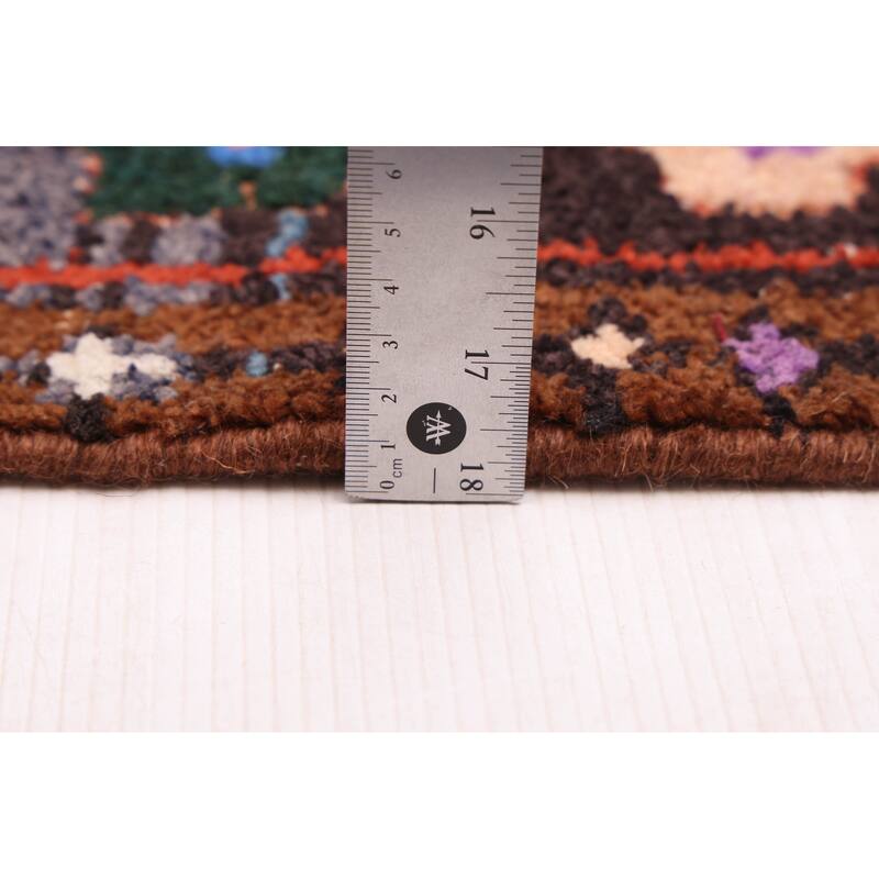 ECARPETGALLERY Hand-knotted Andelz Dark Copper Wool Rug - 4'11 x 9'7