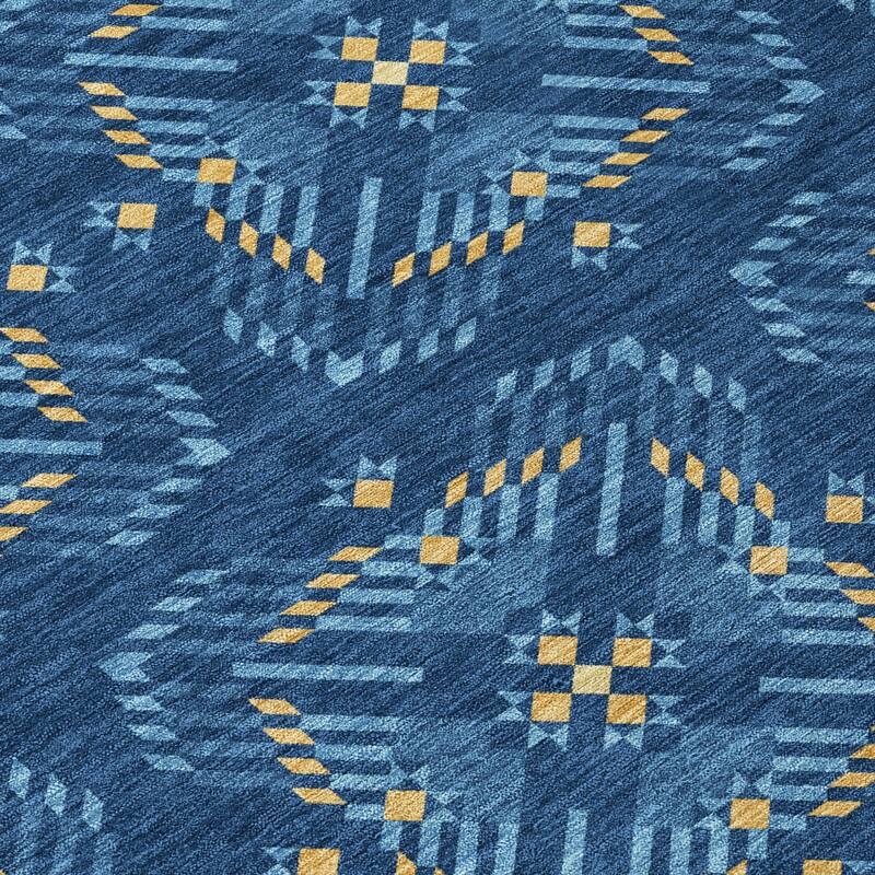 Machine Washable Indoor/ Outdoor Modern Frontenac Chantille Rug