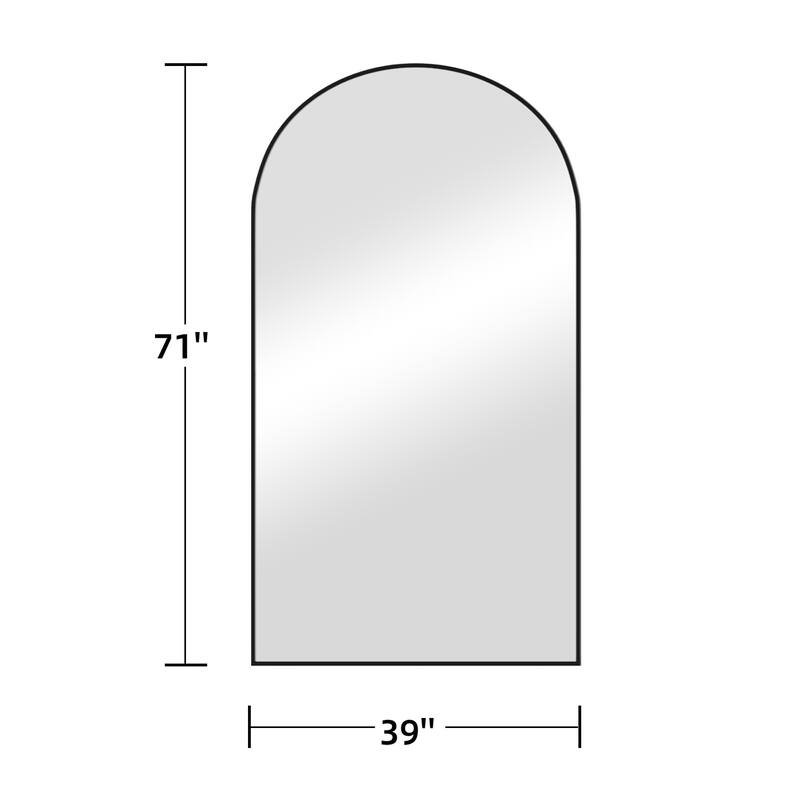 Arched Mirror Modern Full-length Mirror Floor Mirror - 71*39