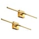 preview thumbnail 16 of 105, Conley 28" Dimmable Integrated LED Metal Wall Sconce, by JONATHAN Y Gold - Set of 2