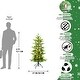 preview thumbnail 11 of 34, 4/5/6/7/8 FT PE/PVC Mixed Automatic Steel Wire Christmas Tree