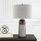 preview thumbnail 3 of 5, Uttermost Coen Gray Table Lamp - 26"H,   Shade 10"H x 15"Dia.