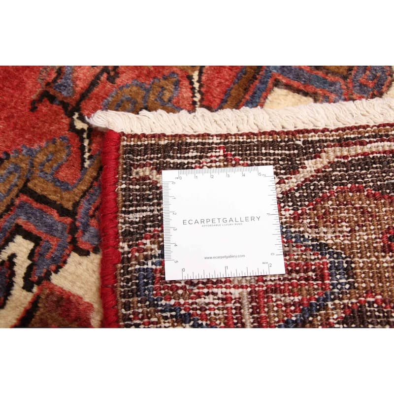 ECARPETGALLERY Hand-knotted Sarabi Dark Red Wool Rug - 7'10 x 10'8