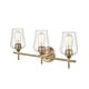preview thumbnail 18 of 17, Millennium Lighting Ashford Metal Bathroom 3 Light Vanity Fixture in Multiple Finishes