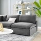preview thumbnail 37 of 74, Commix Down Filled Overstuffed Velvet 5-Piece Sectional Sofa