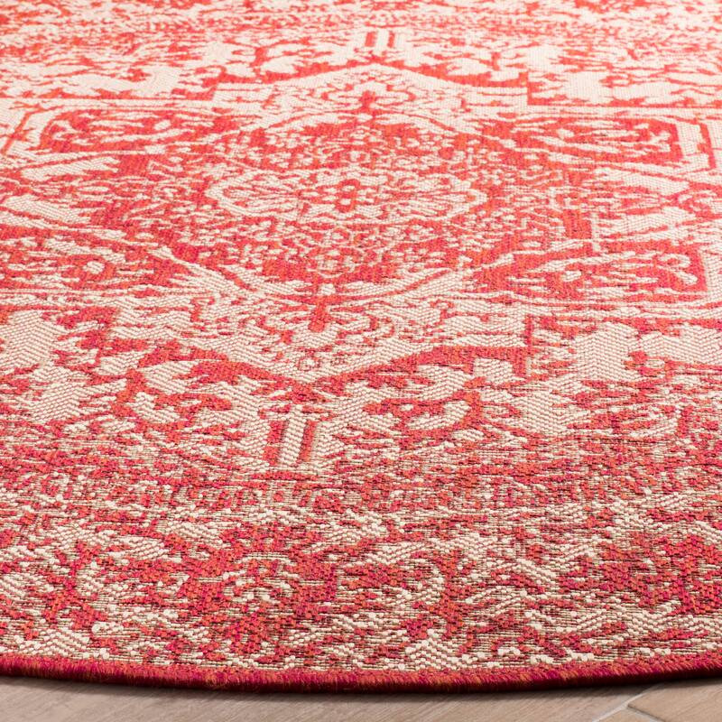 SAFAVIEH Linden Rick Indoor/ Outdoor Patio Backyard Rug