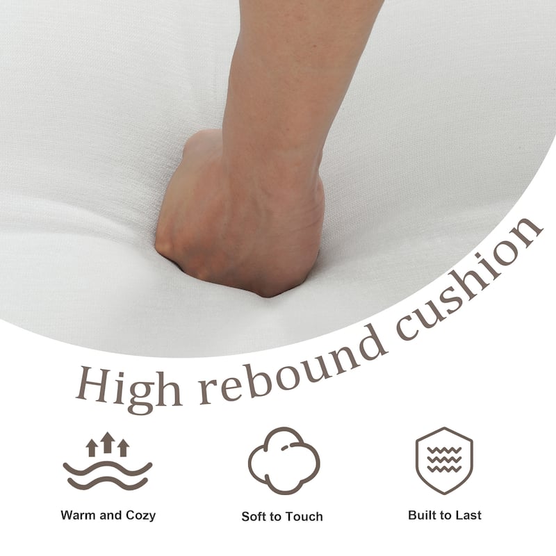 No Assembly Chenille Modular Sectional Sofa Comfy Cloud Couch