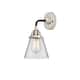 Option Black Polished Nickel / Clear