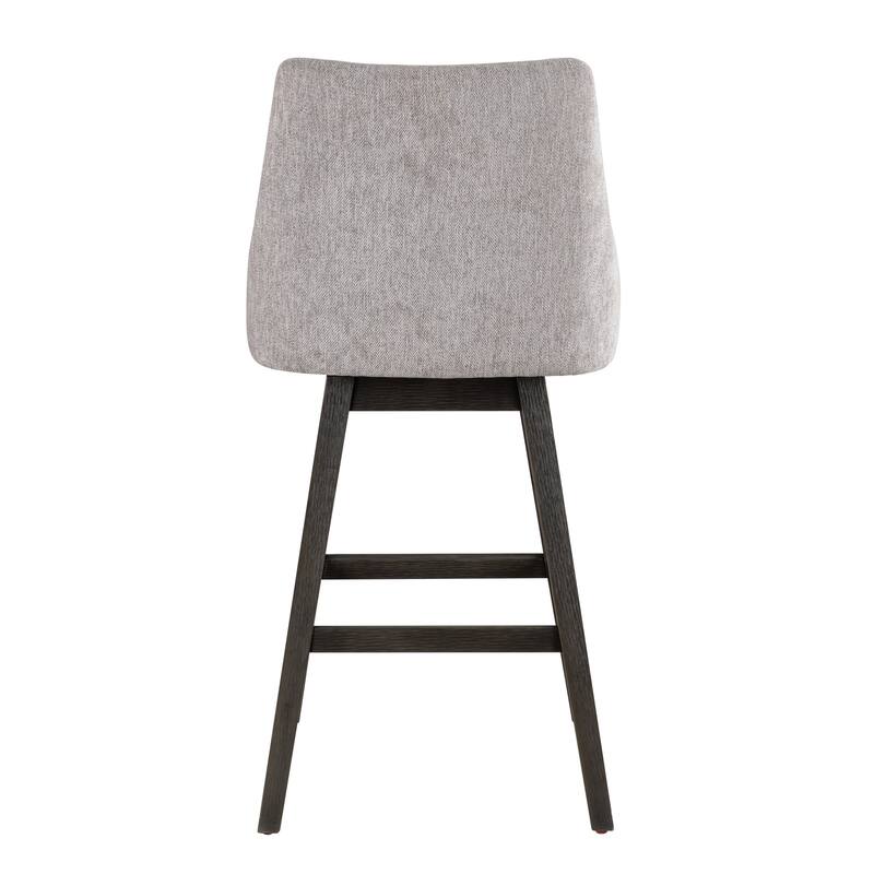 Branson Modern Bar Stool, Upholstered Counter Stool with Solid Wood Frame