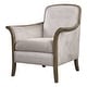 preview thumbnail 2 of 6, Uttermost Brittoney 32 Inch Tall Wood Framed Arm Chair with Fabric