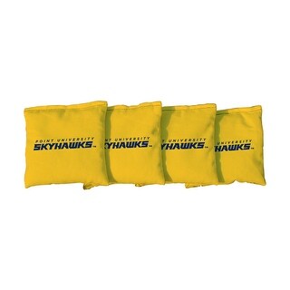 Point Skyhawks Yellow Cornhole Bags