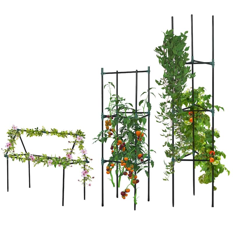 3 Pack Tomato Cage Set, 72 Inch DIY Tomato Plant SuPPort Trellis, Tomato Trellis For Climbing Vegetables, Flowers and Fruits