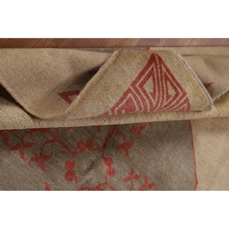 Medallion Gabbeh Oriental Rug Handmade Wool Carpet - 5'7"x 6'6"