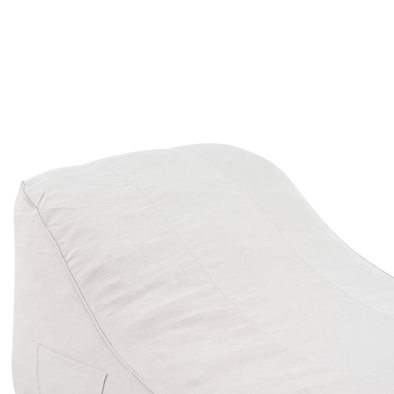 Christopher Knight Home - Hilary Modern Outdoor Upholstered Bean Bag with Storage