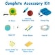 preview thumbnail 21 of 29, Inflatable Bounce House with Water Slide for Kids Includes Air Blower