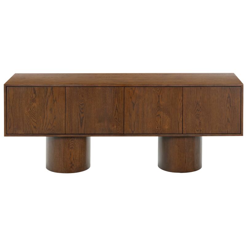 SAFAVIEH Couture Alberti Wood Sideboard - 71"W x 20"D x 29"H