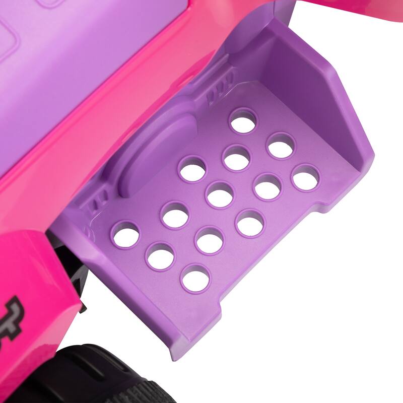 6V Kids Ride-On ATV Quad Car with LED Lights, Music, and Spray Device, Electric Ride-On Toy for Ages 3-5