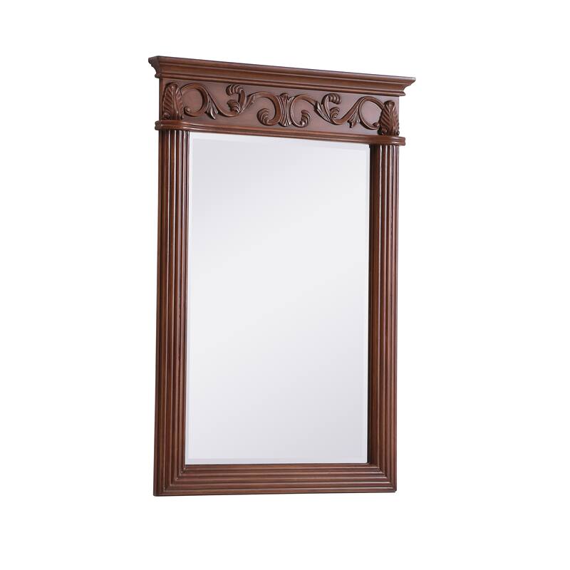 Roman 25" Teak Mirror