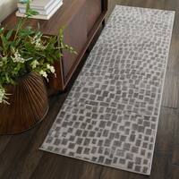 Nourison Urban Chic Modern Geometric Cobblestone Area Rug - Bed Bath ...
