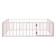 preview thumbnail 8 of 30, Full Size Metal Floor Bed Frame with Fence and Door for Kids