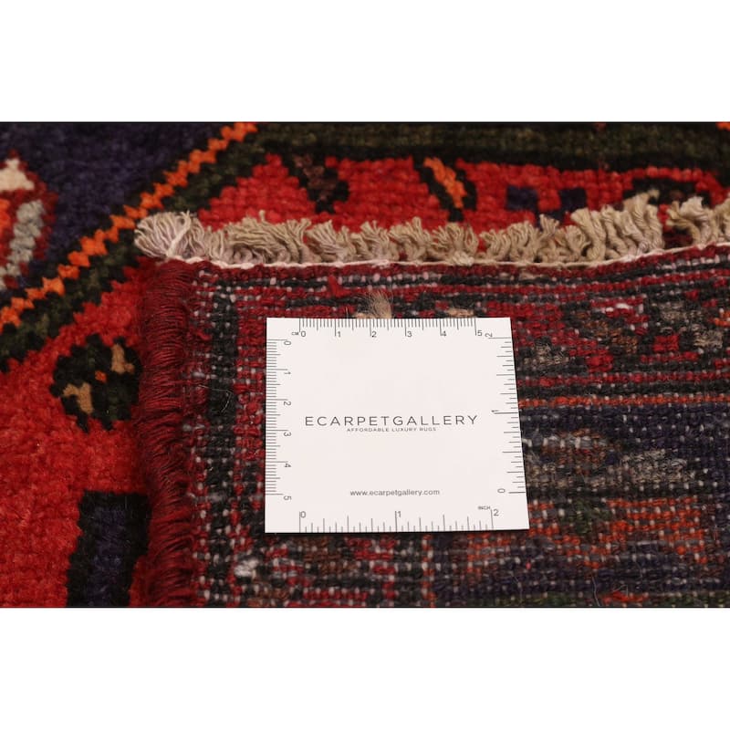 ECARPETGALLERY Hand-knotted Andelz Red Wool Rug - 4'6 x 6'4